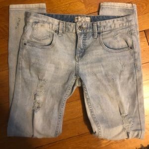 Free People Distressed Jeans